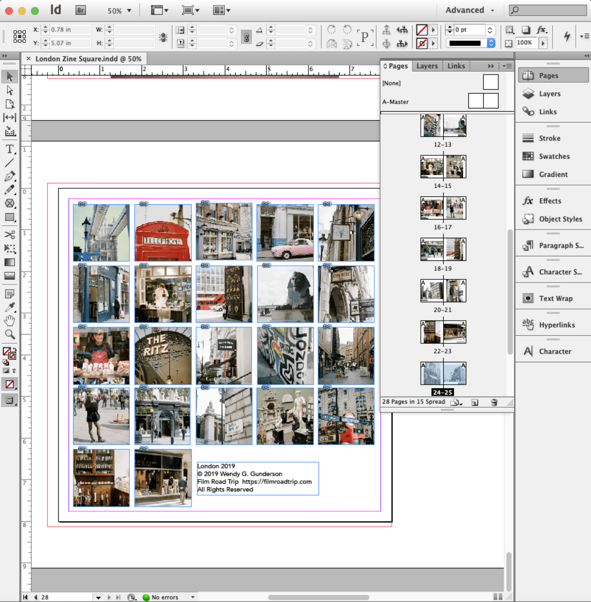 InDesign for zine layout