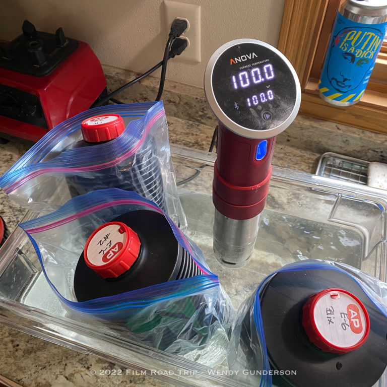 Processing E-6 Color Slide Film with your Sous Vide